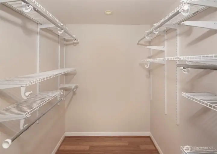 Fantastic closet space!
