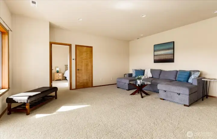 Bring your creativity to this oversized family room.