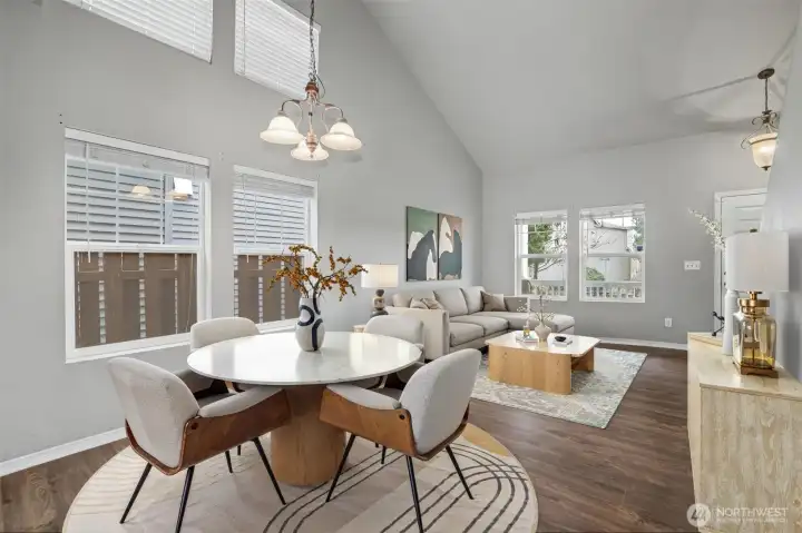 Living & Dining Room  from a different angle.