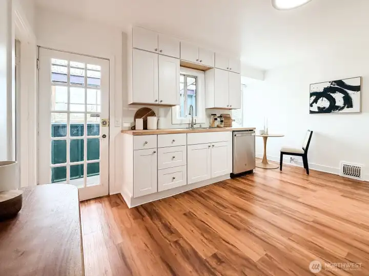 Updated Cabinets, Counter and New Dishwasher