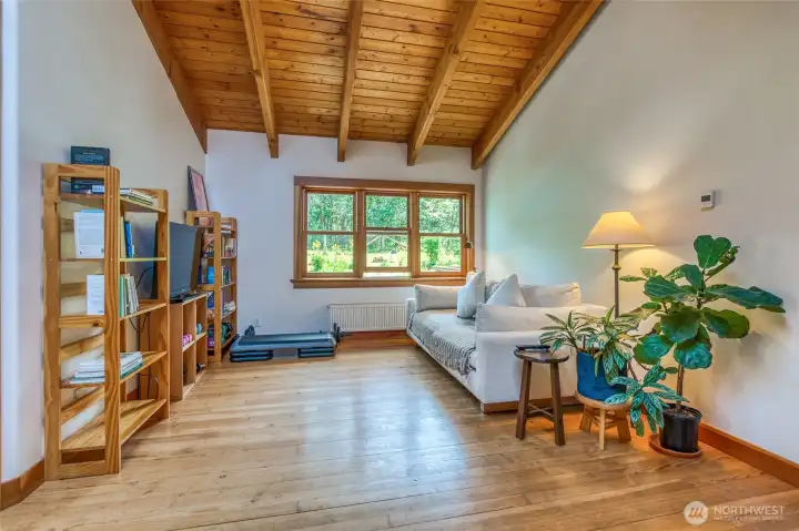 Upstairs loft seating area