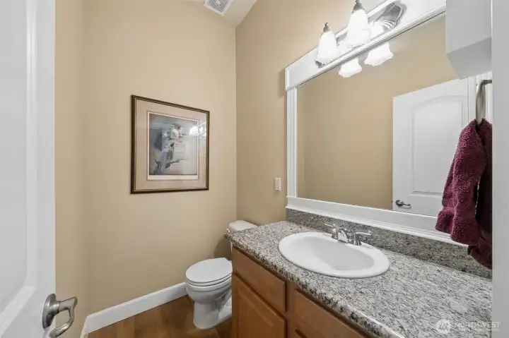 Main floor powder room