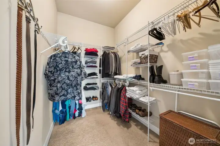Primary closet