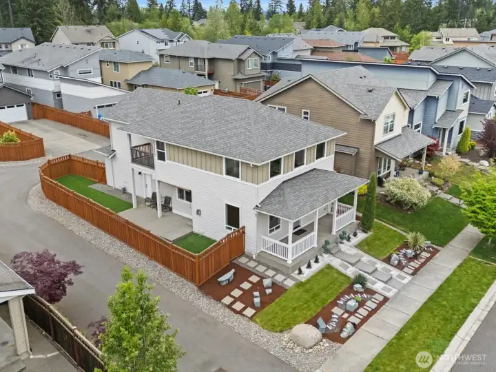 2018 built Noffke home with valuable upgrades and designer touches.