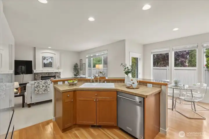 Open Concept Kitchen & Living Room Open Concept Kitchen & Living Room