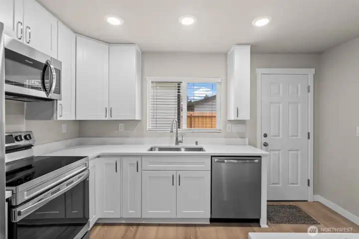 Kitchen and Side Entry Door Kitchen and Side Entry Door