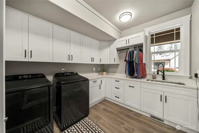 Oversized laundry room.