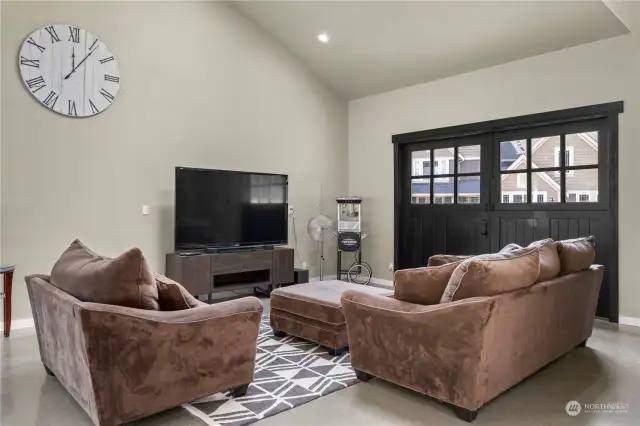 Living room space in the casita.