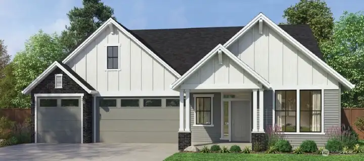 Rendering of home to be built.