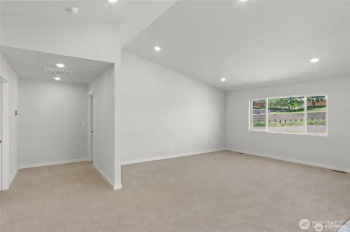 Living Room leading into Primary Suite