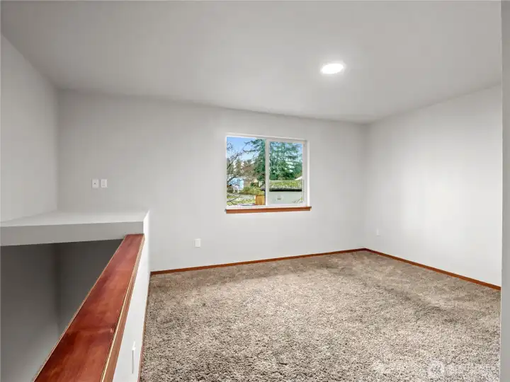 Upstairs loft