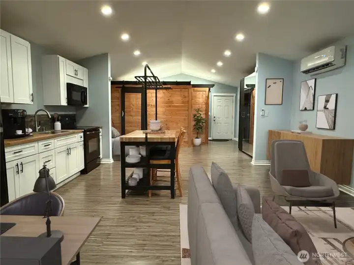 Almost 650 Sq Ft Studio. Virtually staged