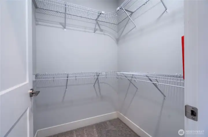 Primary walk in closet
