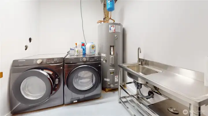 New industrial 120-gallon water heater