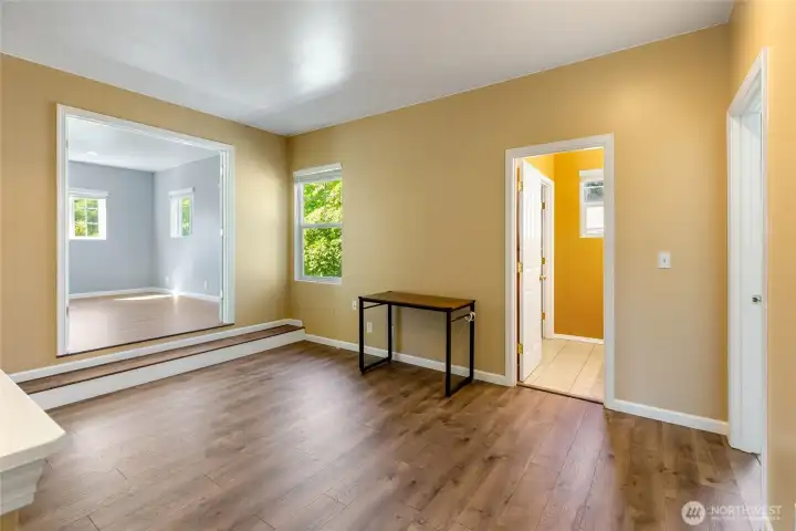 stairway landing upstairs