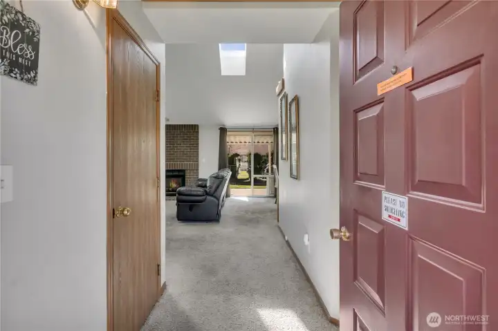 Inviting entryway with natural light and easy flow into living spaces.