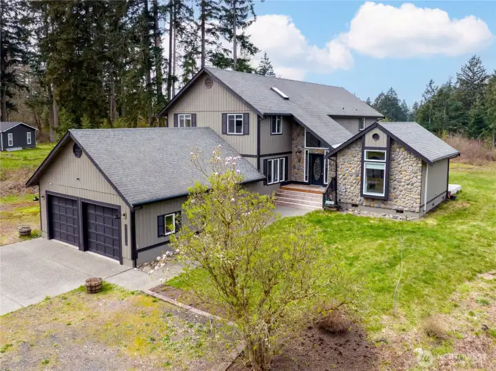 Welcome home to your private 1-acre sanctuary. A serene, secluded retreat with peaceful views.