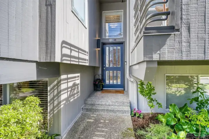 Beautifully maintained exterior with welcoming presence.