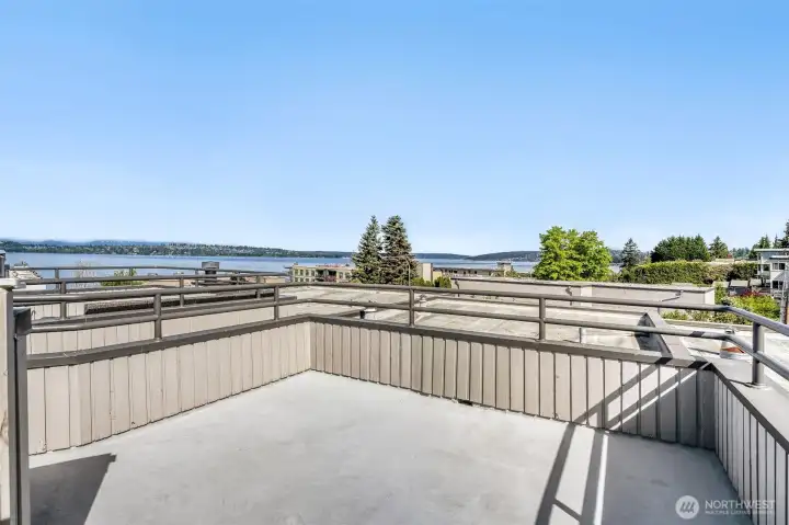 Exceptional rooftop retreat above the city.