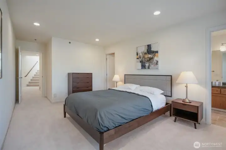 Generous secondary suite with private bath.