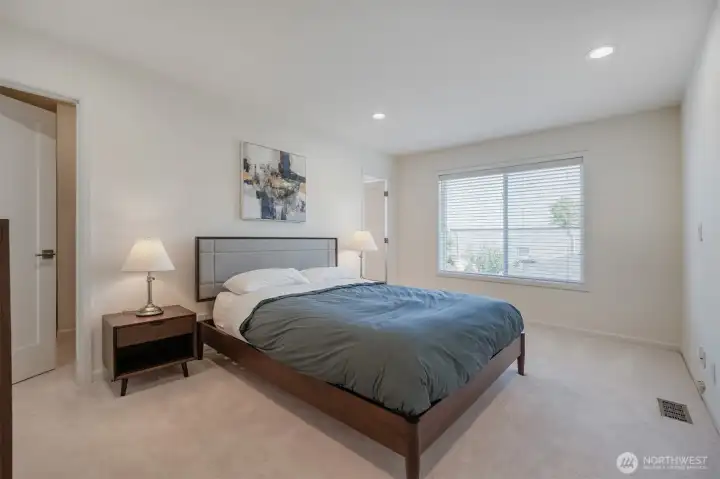 Flexible upper-level suite designed for modern living.