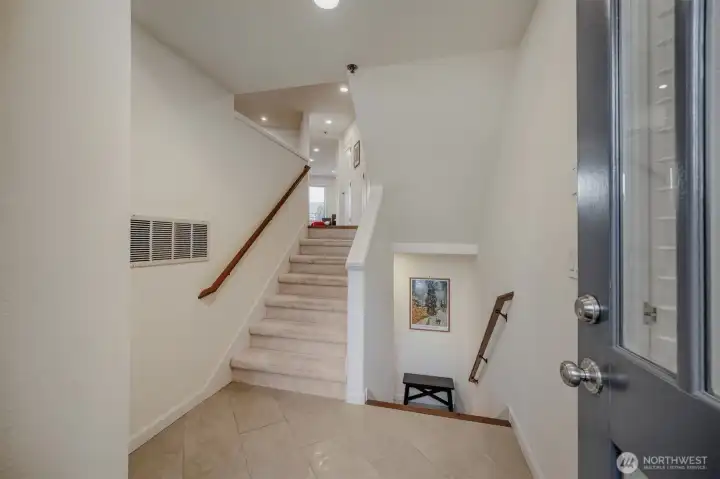 Warm and inviting entry welcomes you home.