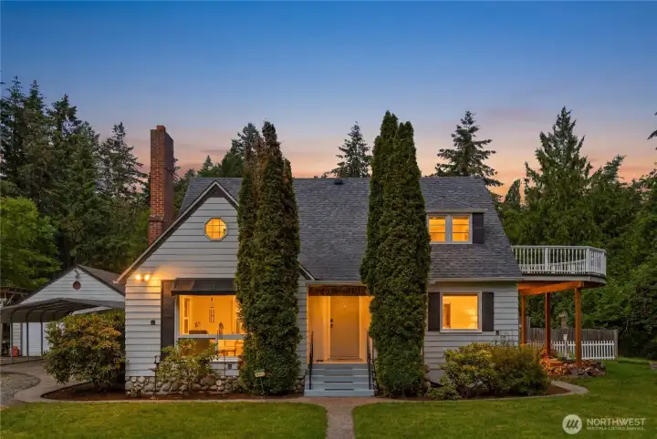front view twilight