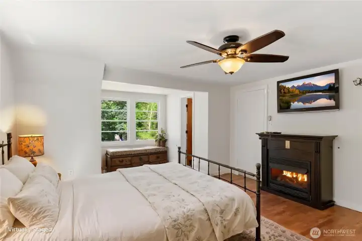 upper bedroom staged