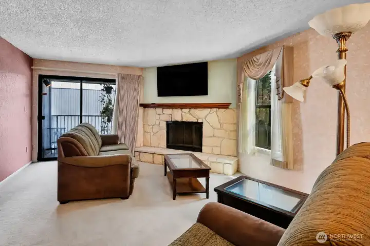 *Living Room - This photo is has been digitally decluttered