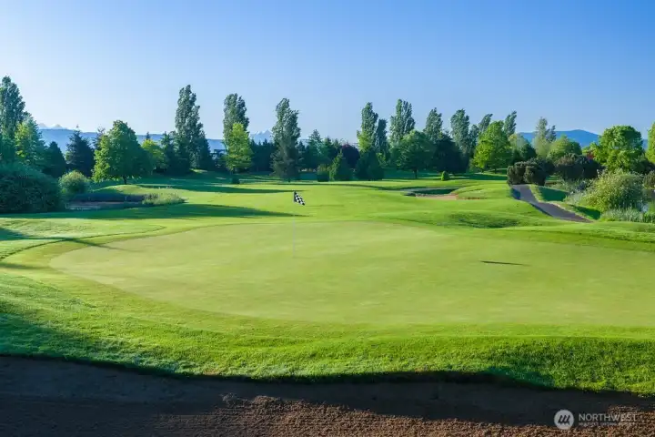 Lynden's Homestead is one of several nearby golf courses, five minutes from the Canadian border at Aldergrove/Langley, BC.  Homestead neighbors the Fieldstone community.