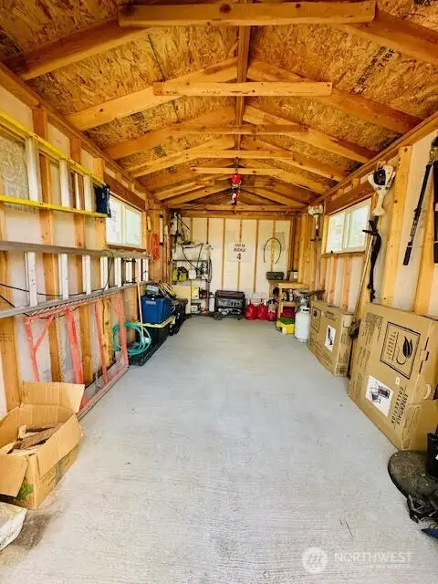 Inside of Shed