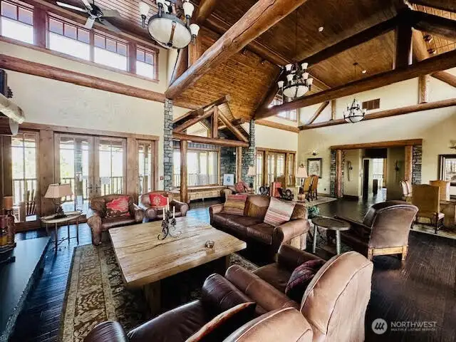 Inside of community Lodge