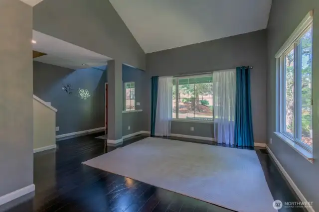 Living Room with Hardwood flooring