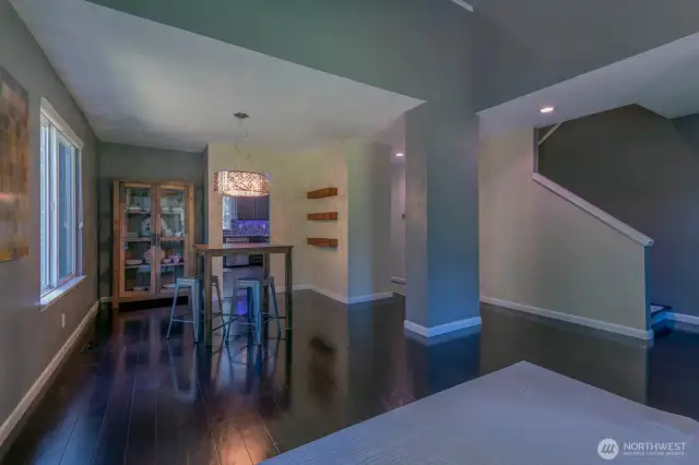 Dining Room with Hardwood flooring