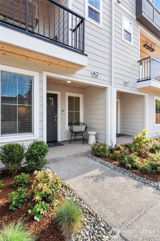 Photos are of community model home in a similar plan.