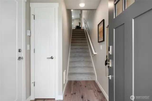 Photos are of community model home in a similar plan.