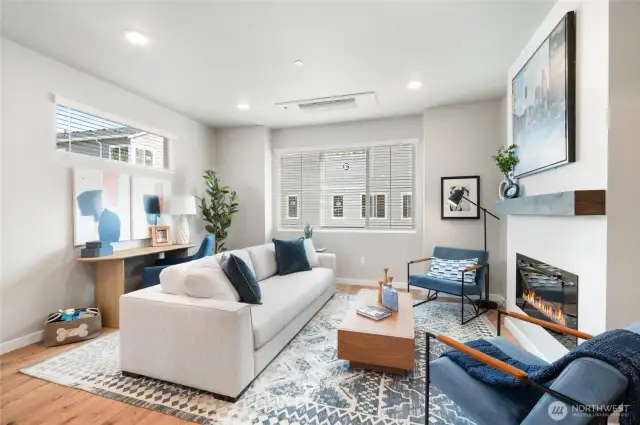 Photos are of community model home in a similar plan.