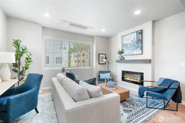 Photos are of community model home in a similar plan.