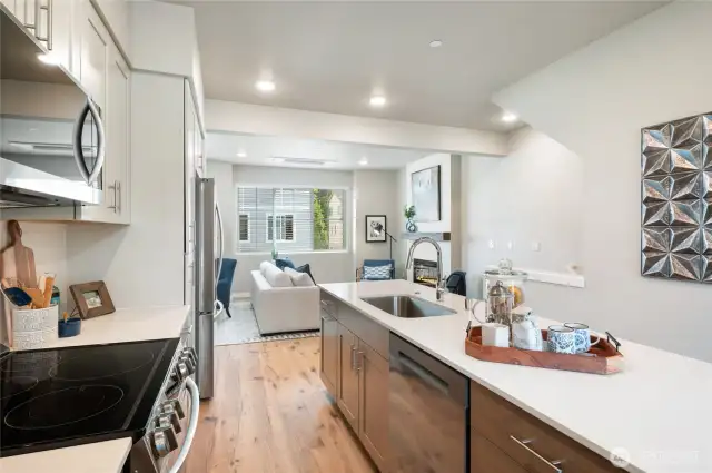 Photos are of community model home in a similar plan.