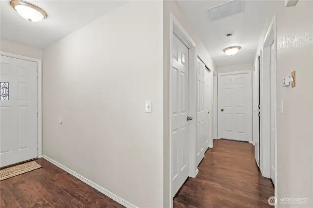 Hallway to bedrooms.