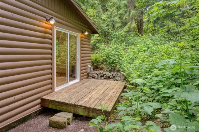 Deck off primary bedroom!