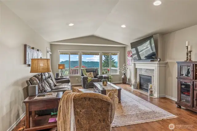 Family Room with Gas Fireplace