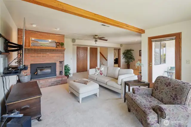 cozy gatherings on lower level