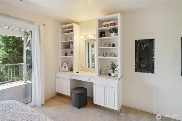 Bedroom #2 with built in