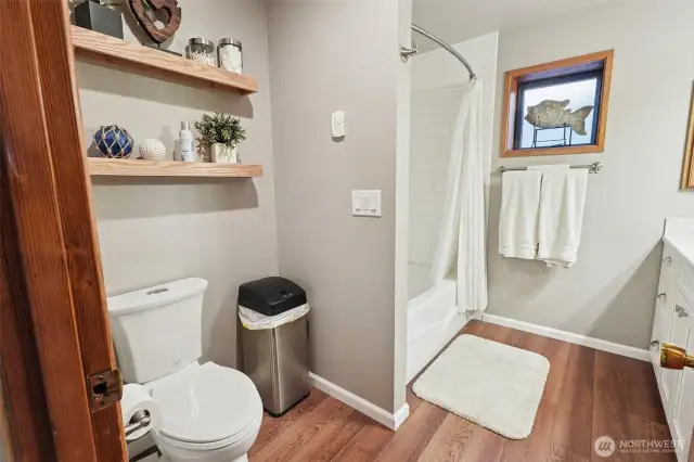 Full updated bath on lower level