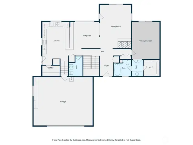 floor plan of main level