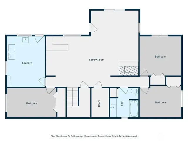 floor plan of lower level