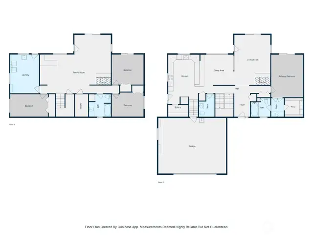 main and lower floors side by side