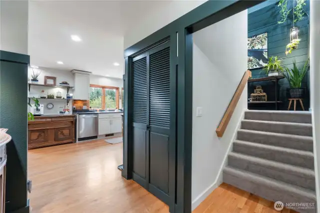 Beautifully updated throughout with special touches like the landing midway up the stairs - full of charm and personality!