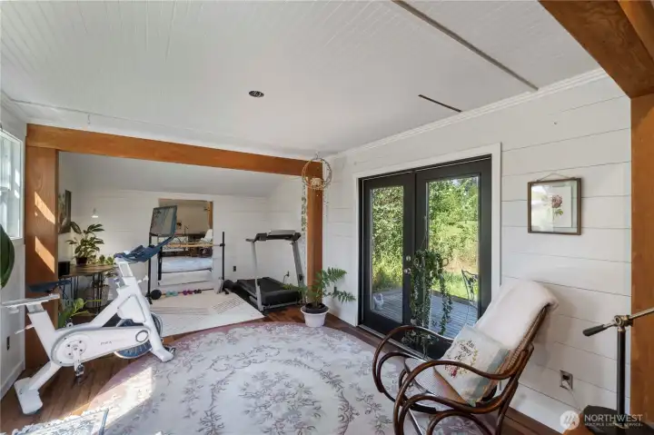 You will love the ductless HVAC and private deck.